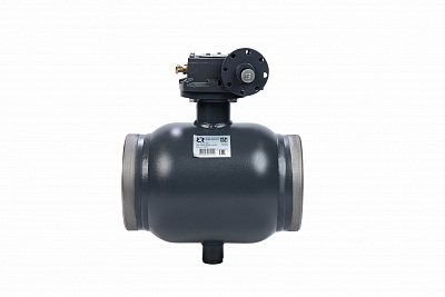 065N0176GR RJIP Premium Кран шаровой WW DN400 PN25 WG (приварной, с редуктором, С/П), Ридан